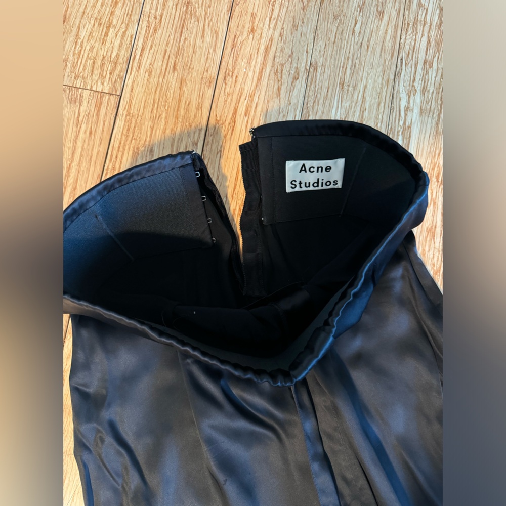 Acne Studios corset strapless dress 34